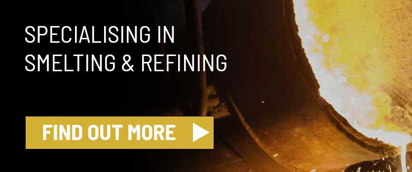 gold smelting refing