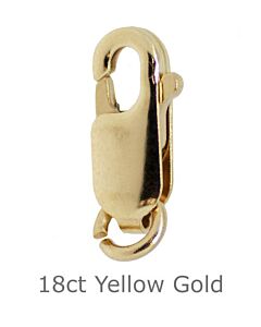 18CT YELLOW GOLD 11MM LOBSTER CATCH WITH JUMP RING