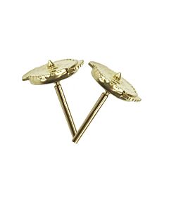 18ct Yellow Gold Alpha / Guardian Earring Back Fittings
