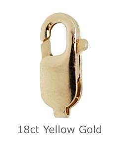 18ct YELLOW GOLD LOBSTER CLASP