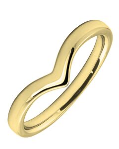 2.5mm Shaped Wedding Ring | W296