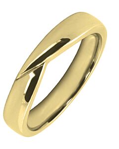 3mm Shaped Wedding Ring | W588