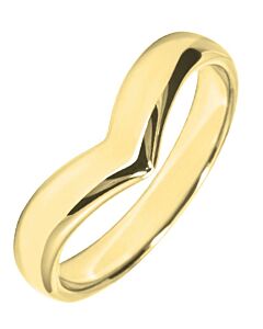 3mm Wishbone Shaped Wedding Ring | W262