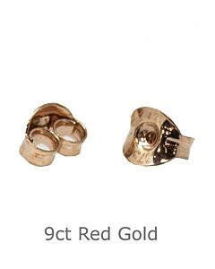 9ct RED GOLD EARRING BACK SCROLLS