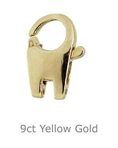 9CT YELLOW GOLD MONSTER CATCH 12MM