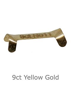 9ct YELLOW GOLD RING CLIPS