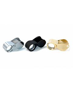 Chrome Loupe x10 Magnification Loupe in Case