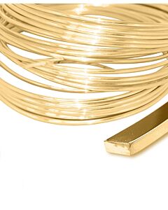 Gold Rectangular Wire