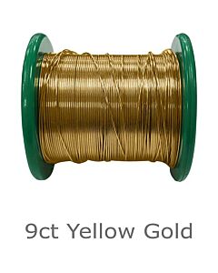 Medium solder wire 0.38mm 9ct Yellow gold SMO