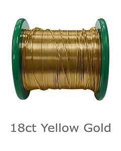 Medium Solder Wire 0.5mm 18ct Yellow Gold