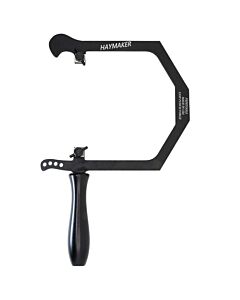 PEPETOOLS Haymaker piercing saw frame by Lion Punch Forge - black