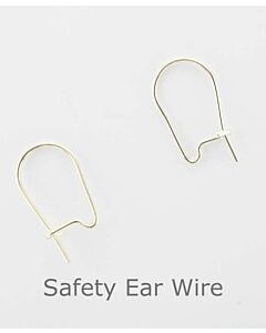 SILVER EARRING SAFETY HOOK WIRE 0.70mm