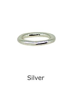 Silver Oval Jump Ring open 4mm