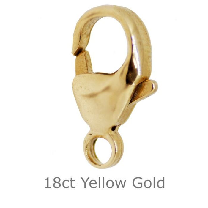 18ct YELLOW GOLD CARABINERS CATCH
