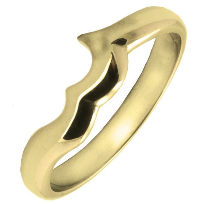 3mm Shaped Wedding Ring | W290