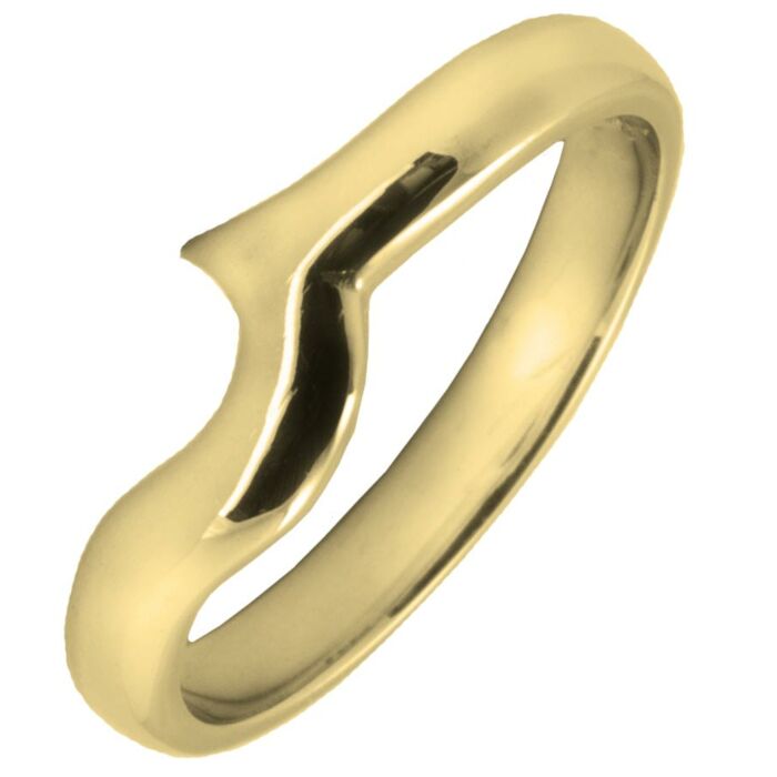 3mm Shaped Wedding Ring | W291