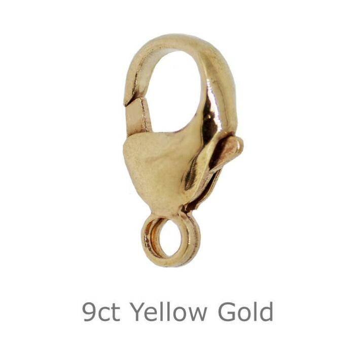 9ct YELLOW GOLD CARABINERS CATCH