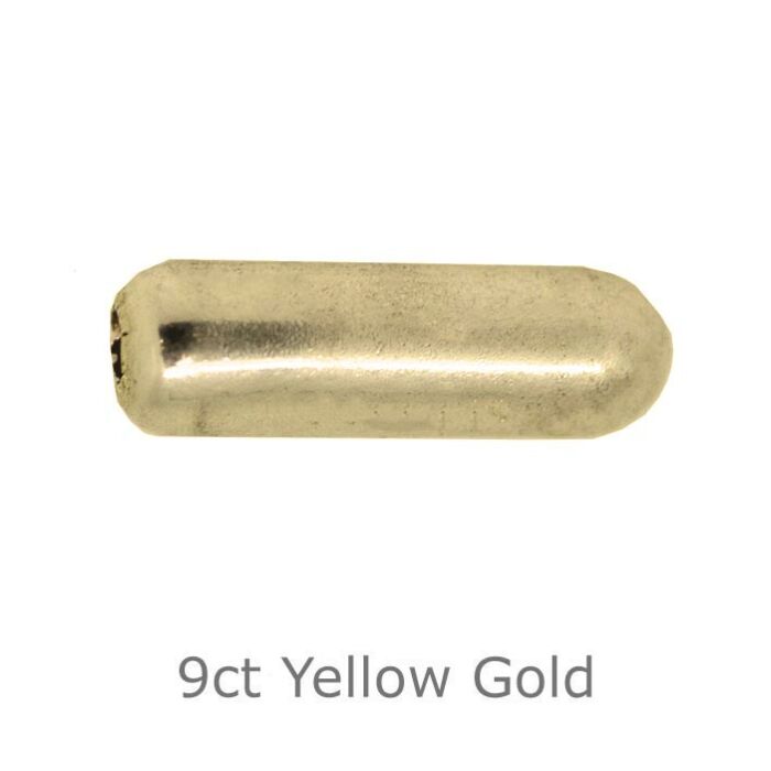 9ct YELLOW GOLD PIN PROTECTOR BROOCH FITTINGS