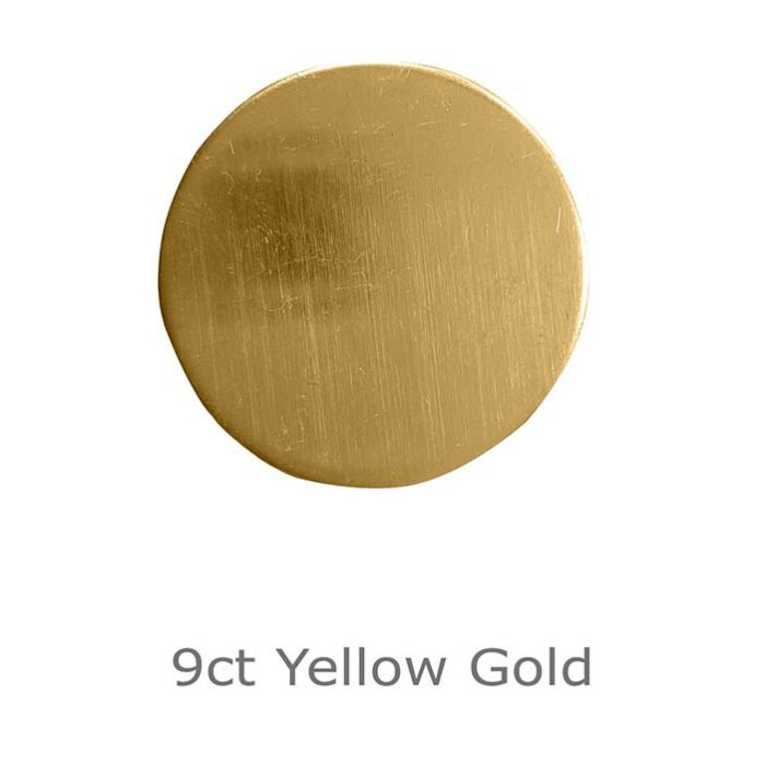 GOLD ROUND BLANK STAMPED SHAPE
