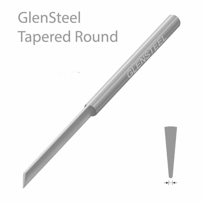 GRS GLENSTEEL TAPERED ROUND GRAVER, NO.2, 0.2MM, TOOLSGSR02