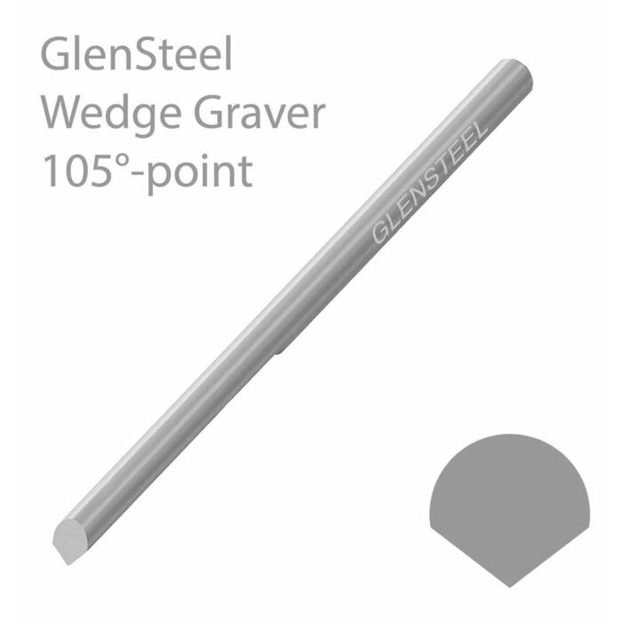 GRS GLENSTEEL WEDGE GRAVER, 105°, TOOLSGRR15