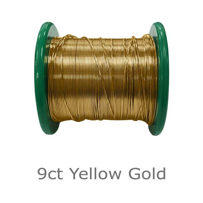 Hard solder wire 0.38mm 9ct Yellow gold SMO