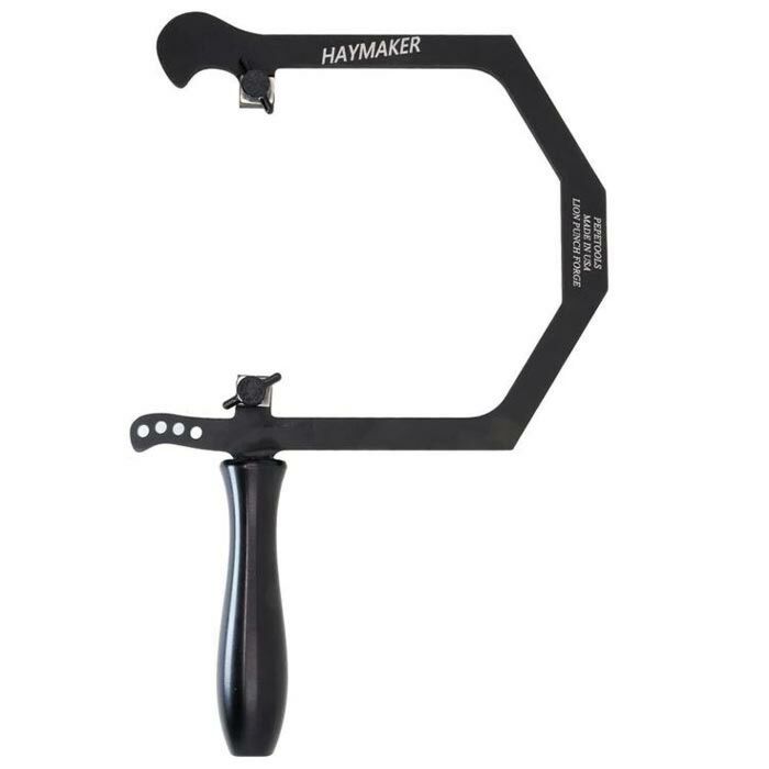 PEPETOOLS Haymaker piercing saw frame by Lion Punch Forge - black