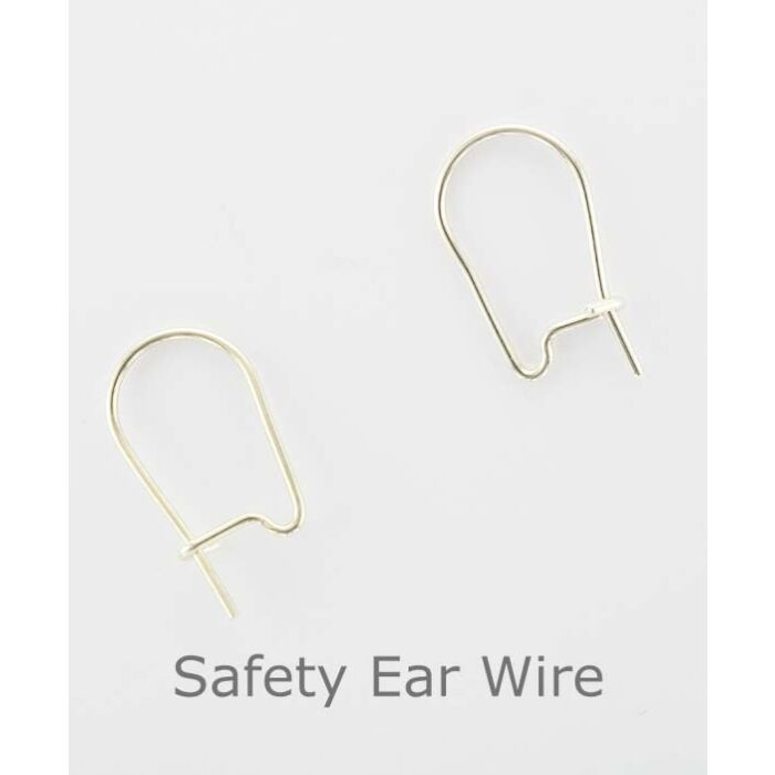 SILVER EARRING SAFETY HOOK WIRE 0.70mm