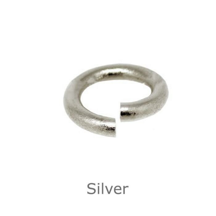 Silver Open Jump Ring 8mm