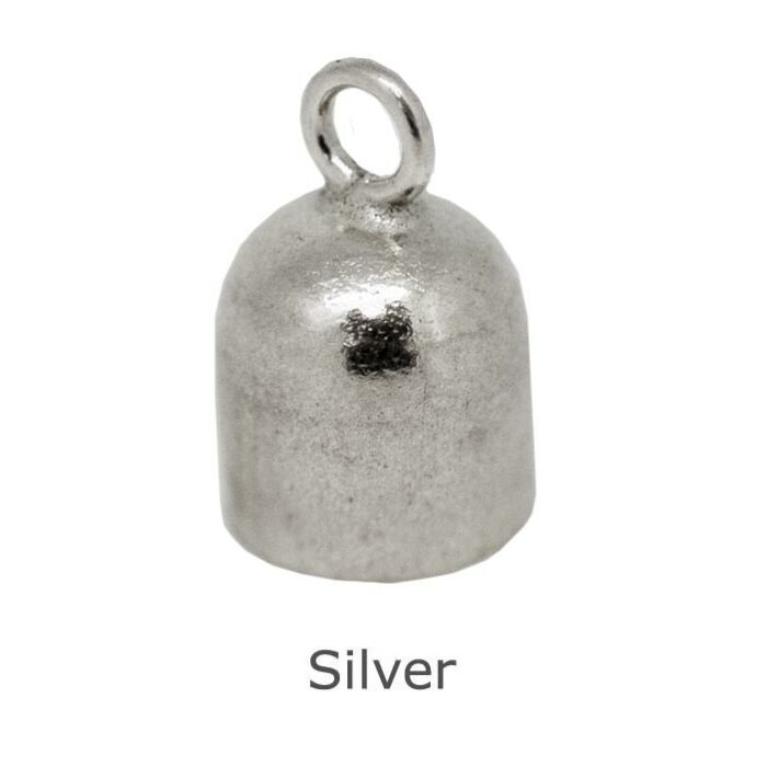 SILVER PENDANT BELL CUP 4.85mm JEWELLERY FINDINGS
