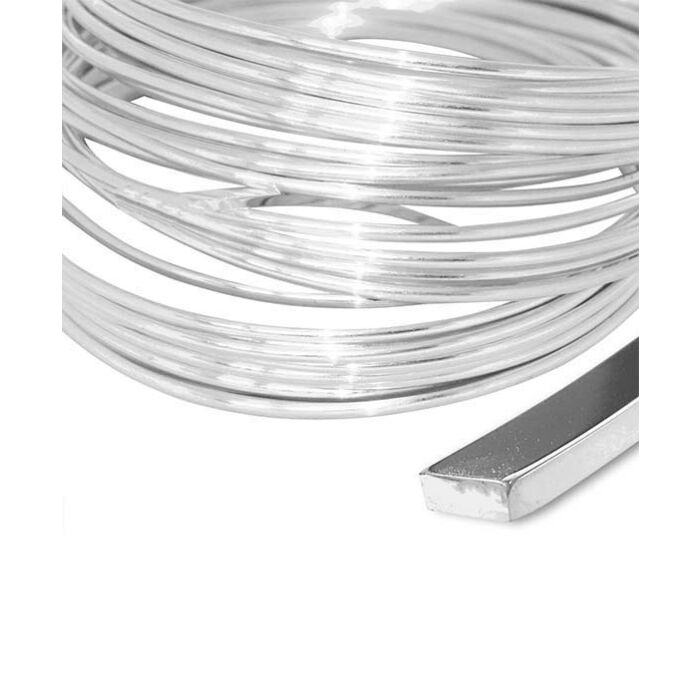 Silver Rectangular Wire