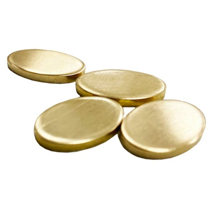 SMO GOLD OVAL BLANK STAMPED SHAPE