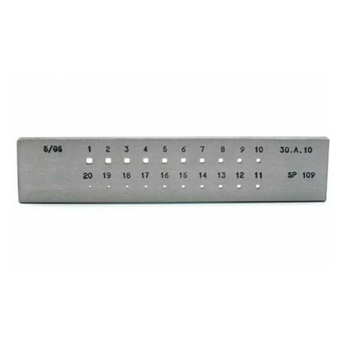 Square Shaped Draw Plate with 31 Holes