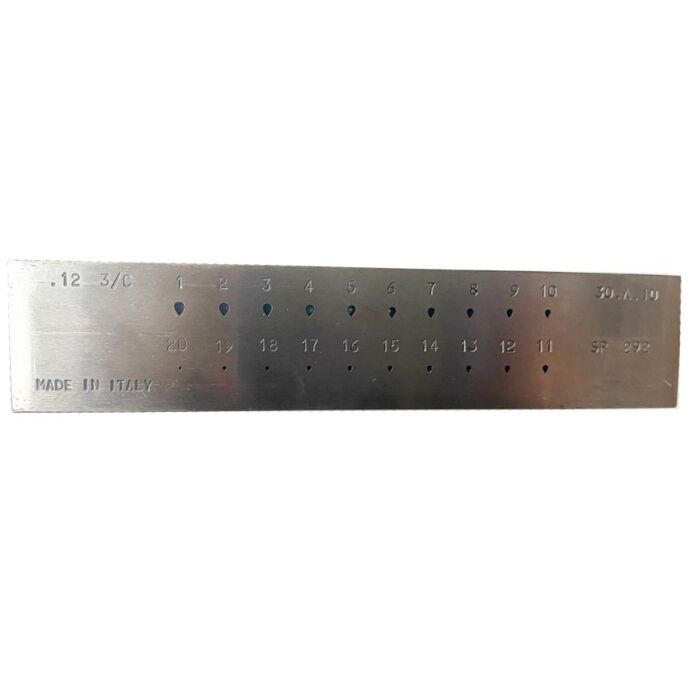 Tear Drop Draw Plate with 31 Holes