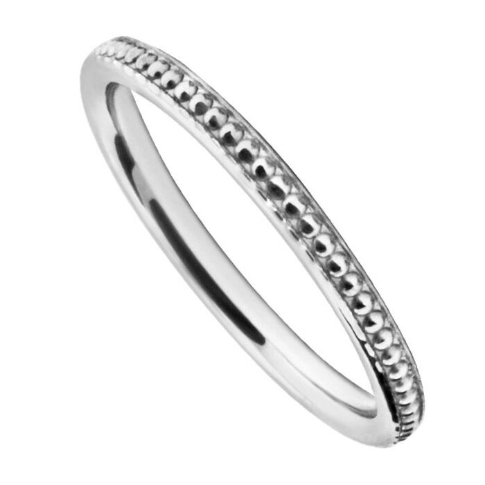 Wedding Ring Diamond CUT 51 MILLGRAIN POLISH FINISH