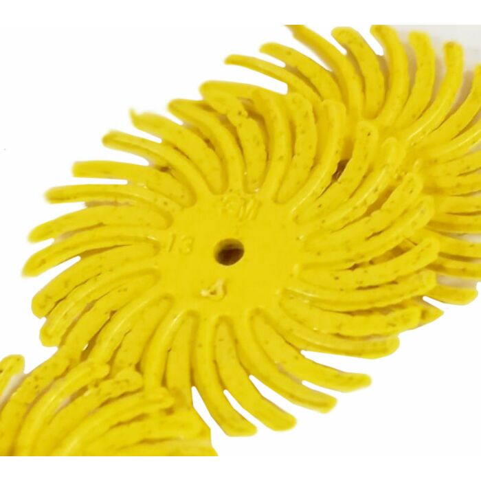 Yellow radial disc 19mm, 80 grit