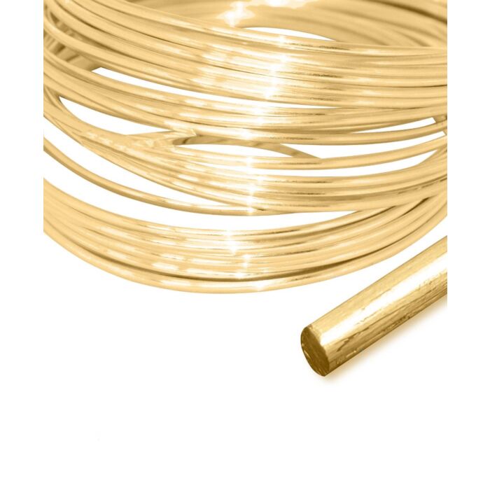SMO Gold Round Wire | Single Mine Origin Gold Round Wire