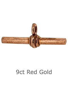 9ct RED GOLD T BAR 