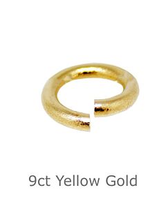 9ct YELLOW GOLD OPEN ROUND JUMP RINGS