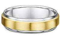 two tone wedding rings gold