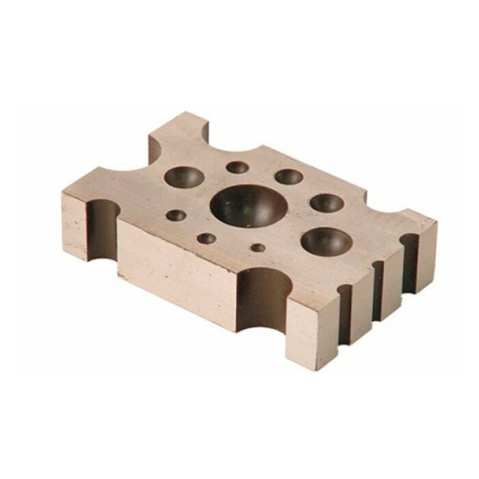 Budget Doming Block with 22 Doming Holes Swage Grooves