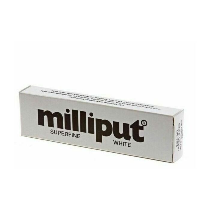 Milliput Superfine White Paste adhesive for precious metals