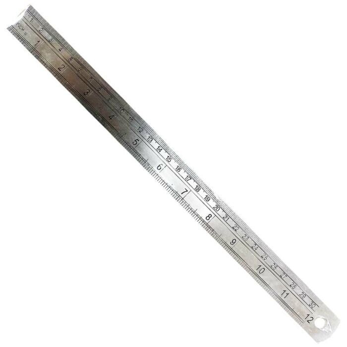 PRECISION RULER, STAINLESS STEEL 150mm