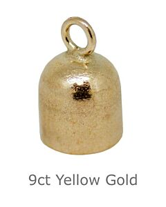 9CT YELLOW GOLD PENDANT BELL CUP
