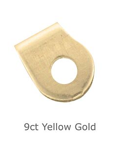 9ct YELLOW GOLD BROOCH FICHU JOINT BROOCH FITTINGS