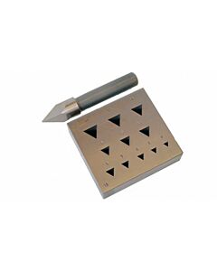 Collet Block Punch - Triangular Shape 4.00mm - 14.00mm 17Â°