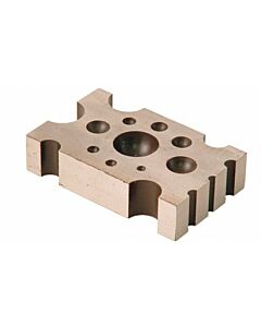 Budget Doming Block with 22 Doming Holes Swage Grooves