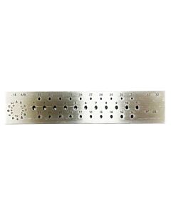 Oval Draw Plate 6mm - 3mm 31 Holes