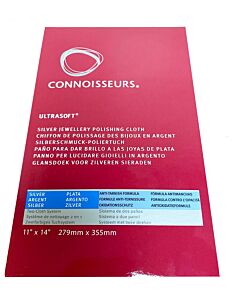 CONNOISSEURS SILVER JEWELLERY POLISHING CLOTH