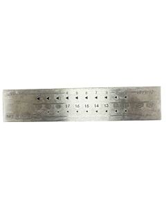 Triangular Shape Draw Plate with 20 Holes